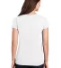 5V00L Gildan Heavy Cotton™ Ladies' V-Neck T-Shir in White back view