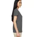 5V00L Gildan Heavy Cotton™ Ladies' V-Neck T-Shir in Charcoal side view