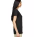 5V00L Gildan Heavy Cotton™ Ladies' V-Neck T-Shir in Black side view