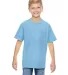 498Y Hanes Youth Perfect-T T-Shirt Light Blue front view