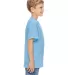 498Y Hanes Youth Perfect-T T-Shirt Light Blue side view