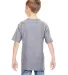 498Y Hanes Youth Perfect-T T-Shirt Light Steel back view