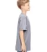 498Y Hanes Youth Perfect-T T-Shirt Light Steel side view