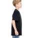 498Y Hanes Youth Perfect-T T-Shirt Black side view