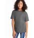 498Y Hanes Youth Perfect-T T-Shirt Smoke Grey front view