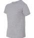 H420Y Hanes Youth X-Temp® Performance T-Shirt Light Steel side view
