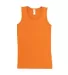 2690 LA T Girls' Fine Jersey Tank in Mandarin front view