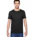 SF45 Fruit of the Loom Adult Sofspun™ T-Shirt Black front view