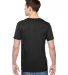 SF45 Fruit of the Loom Adult Sofspun™ T-Shirt Black back view