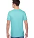 SF45 Fruit of the Loom Adult Sofspun™ T-Shirt Scuba Blue back view