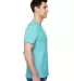 SF45 Fruit of the Loom Adult Sofspun™ T-Shirt Scuba Blue side view