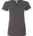 SFJV Fruit of the Loom Ladies' Sofspun™ Junior F Charcoal Grey front view