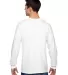 SFL Fruit of the Loom Adult Sofspun™ Long-Sleeve White back view