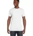 Hanes 4980 Ring-Spun T-shirt White front view