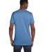 Hanes 4980 Ring-Spun T-shirt Carolina Blue back view