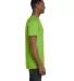 Hanes 4980 Ring-Spun T-shirt Lime side view