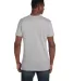 Hanes 4980 Ring-Spun T-shirt Light Steel back view