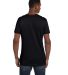 4980 Hanes 4.5 ounce Ring-Spun T-shirt Black back view