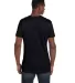 Hanes 4980 Ring-Spun T-shirt Black back view