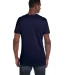Hanes 4980 Ring-Spun T-shirt Navy back view