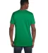 Hanes 4980 Ring-Spun T-shirt Kelly Green back view