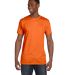 4980 Hanes 4.5 ounce Ring-Spun T-shirt Orange front view