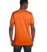 Hanes 4980 Ring-Spun T-shirt Orange back view