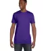 Hanes 4980 Ring-Spun T-shirt Purple front view