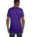 Hanes 4980 Ring-Spun T-shirt Purple back view