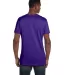 Hanes 4980 Ring-Spun T-shirt Purple back view