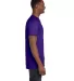 Hanes 4980 Ring-Spun T-shirt Purple side view