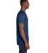 4980 Hanes 4.5 ounce Ring-Spun T-shirt Heather Navy side view