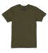 4980 Hanes 4.5 ounce Ring-Spun T-shirt Military Green Heather front view