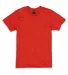 Hanes 4980 Ring-Spun T-shirt Poppy Red Heather front view