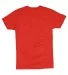 Hanes 4980 Ring-Spun T-shirt Poppy Red Heather back view