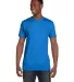 Hanes 4980 Ring-Spun T-shirt Blue Bell Breeze front view