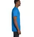 Hanes 4980 Ring-Spun T-shirt Blue Bell Breeze side view