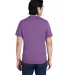 Hanes 4980 Ring-Spun T-shirt Purple Rain Heather back view