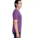 Hanes 4980 Ring-Spun T-shirt Purple Rain Heather side view