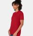 4980 Hanes 4.5 ounce Ring-Spun T-shirt Red Pepper Heather side view