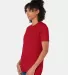 Hanes 4980 Ring-Spun T-shirt Red Pepper Heather side view