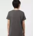 0235TC Tultex Youth Fine Jersey Tee in Heather charcoal back view