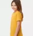 0235TC Tultex Youth Fine Jersey Tee in Heather mellow yellow side view