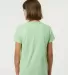 0235TC Tultex Youth Fine Jersey Tee in Heather neo mint back view