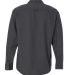 B8200 Burnside - Solid Long Sleeve Flannel Shirt  Charcoal back view