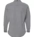 B8200 Burnside - Solid Long Sleeve Flannel Shirt  Heather Grey back view