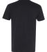 Next Level 6440 Premium Sueded V Neck T Shirts in Black back view