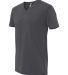 Next Level 6440 Premium Sueded V-Neck T-shirt HEAVY METAL side view