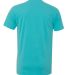 Next Level 6440 Premium Sueded V-Neck T-shirt TAHITI BLUE back view