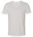 Next Level 6440 Premium Sueded V-Neck T-shirt WHITE front view